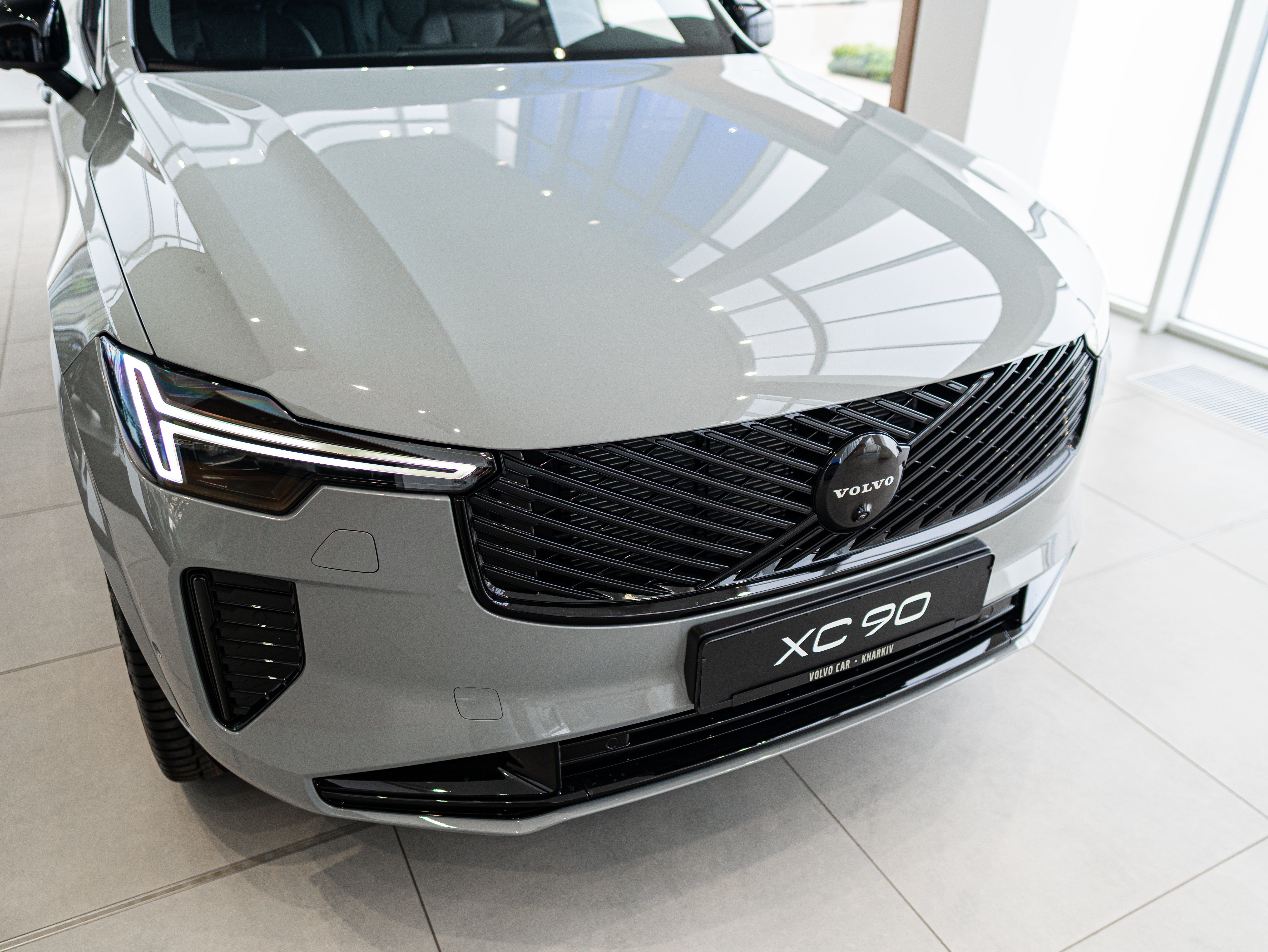 Volvo XC90 T8 Plus Black Edition MY26.5 Vapour Grey - Charcoal/Leac/Charc