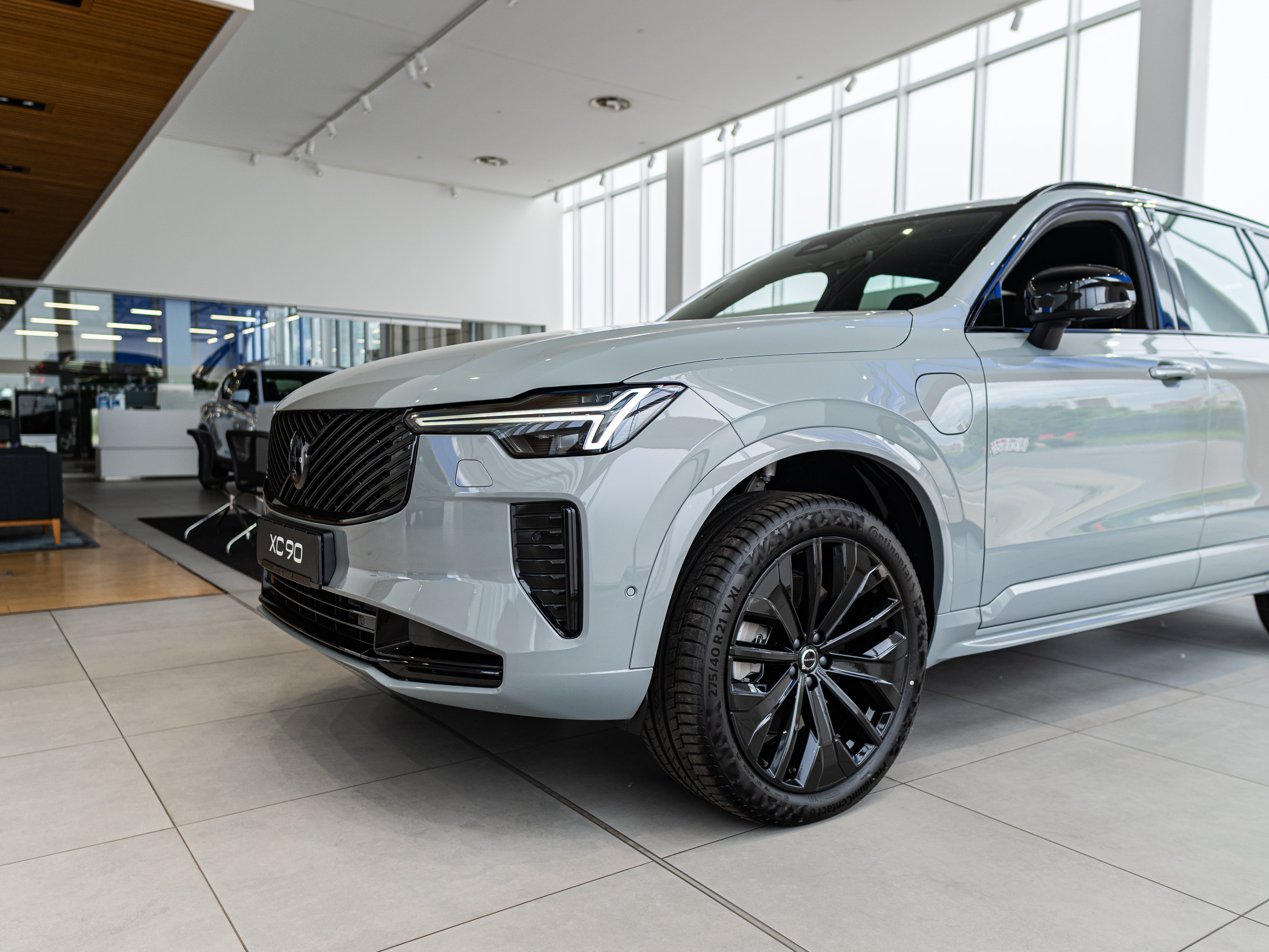 Volvo XC90 T8 Plus Black Edition MY26.5 Vapour Grey - Charcoal/Leac/Charc