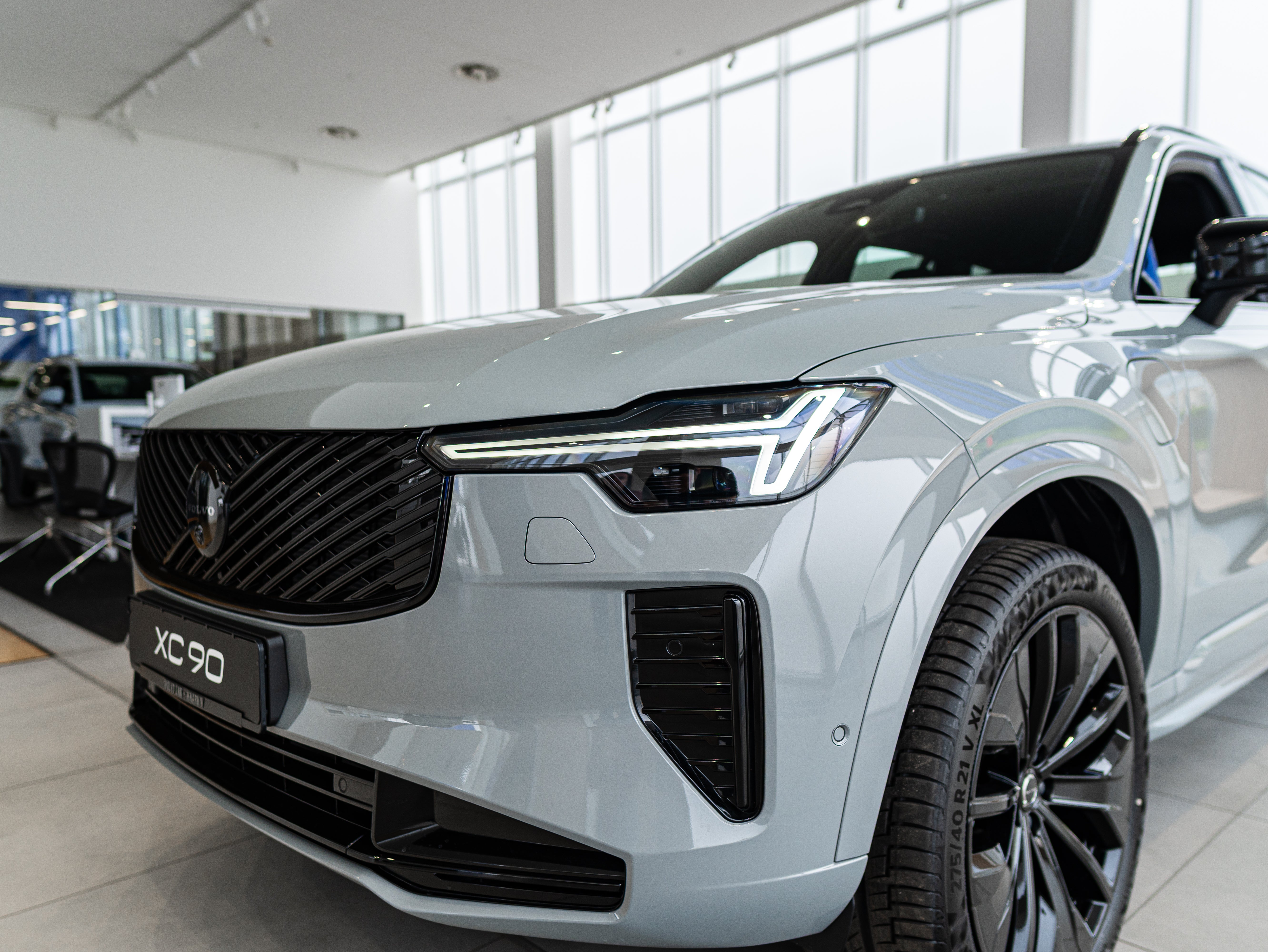 Volvo XC90 T8 Plus Black Edition MY26.5 Vapour Grey - Charcoal/Leac/Charc