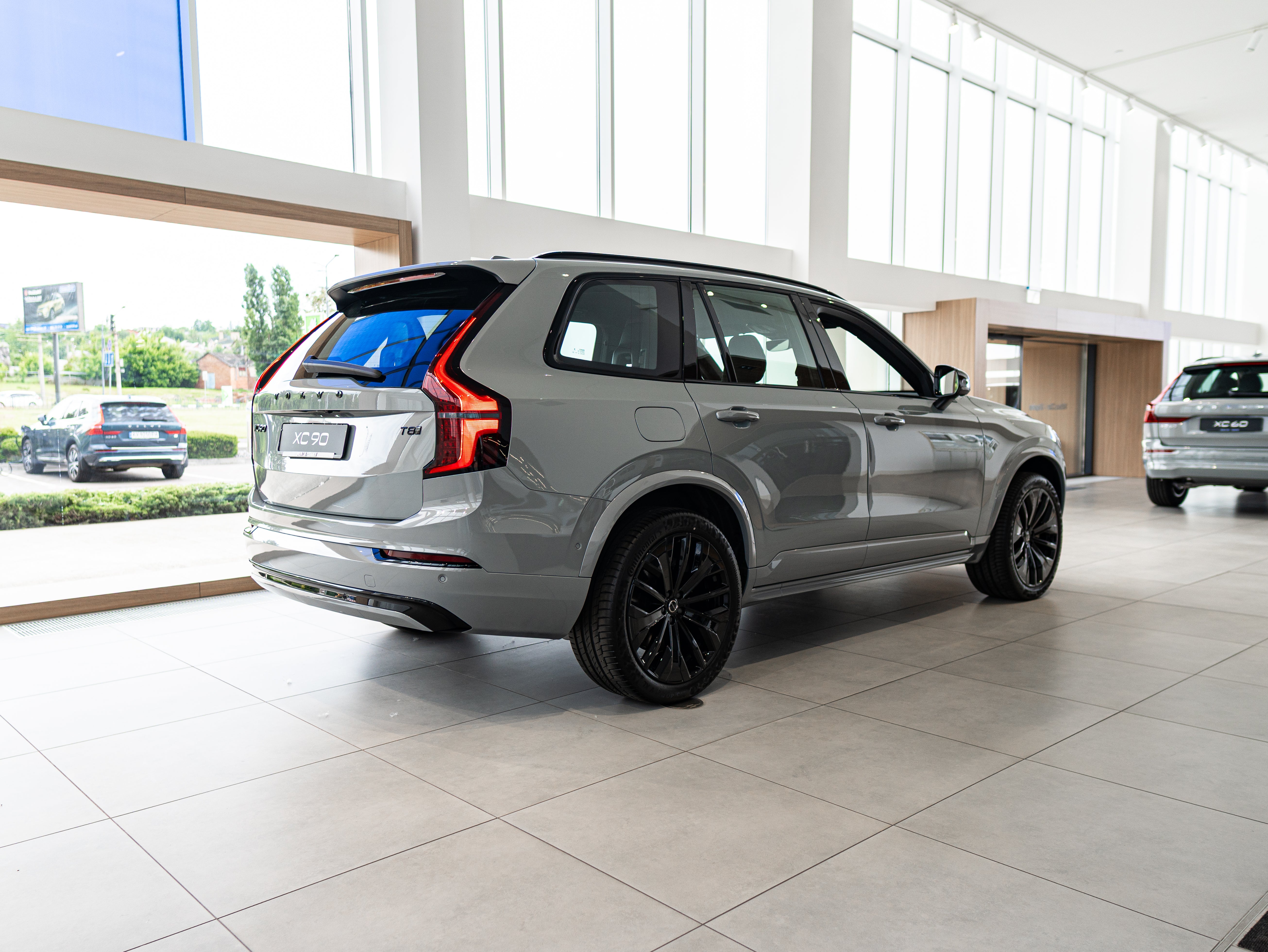 Volvo XC90 T8 Plus Black Edition MY26.5 Vapour Grey - Charcoal/Leac/Charc