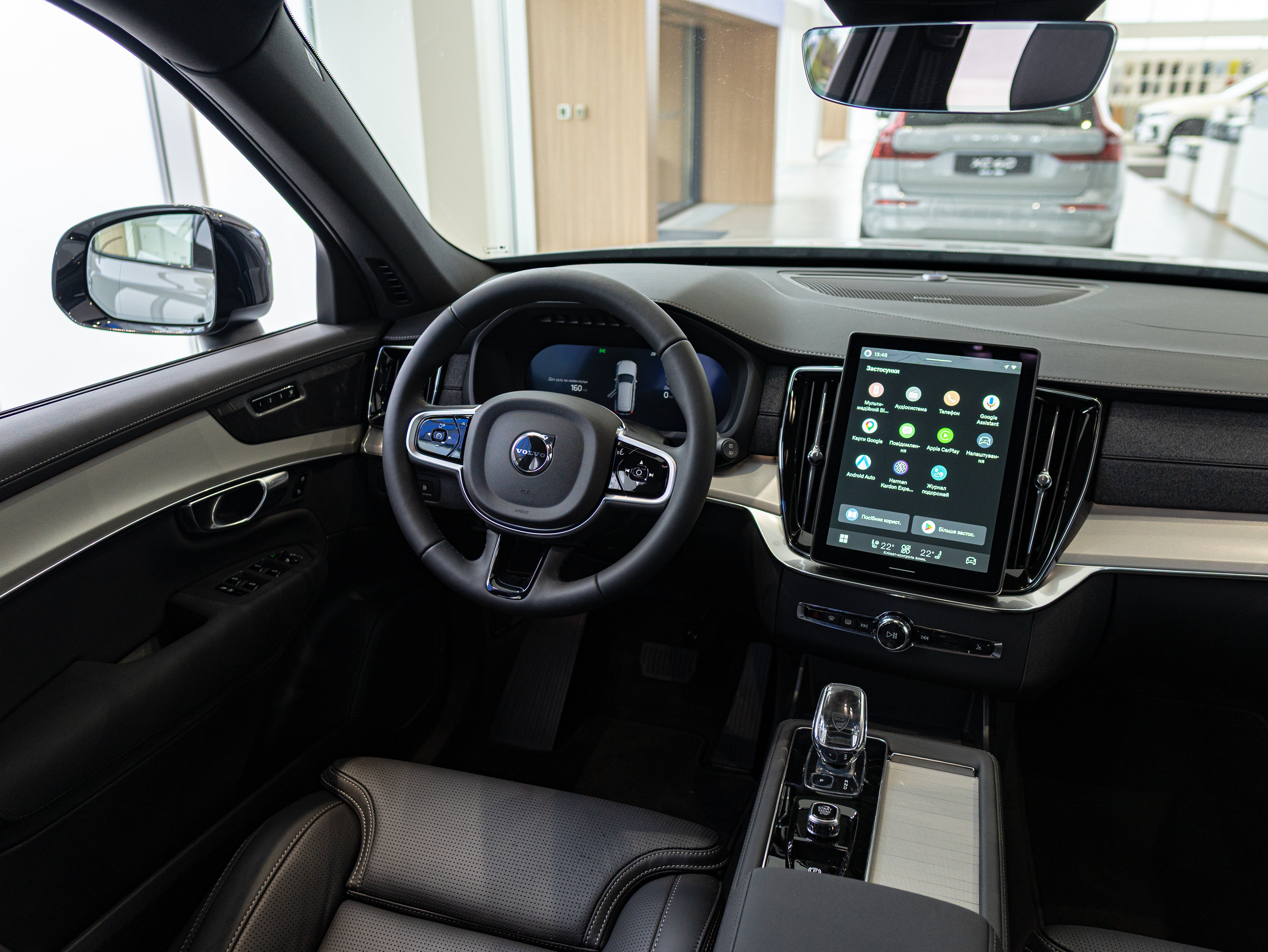 Volvo XC90 T8 Plus Black Edition MY26.5 Vapour Grey - Charcoal/Leac/Charc