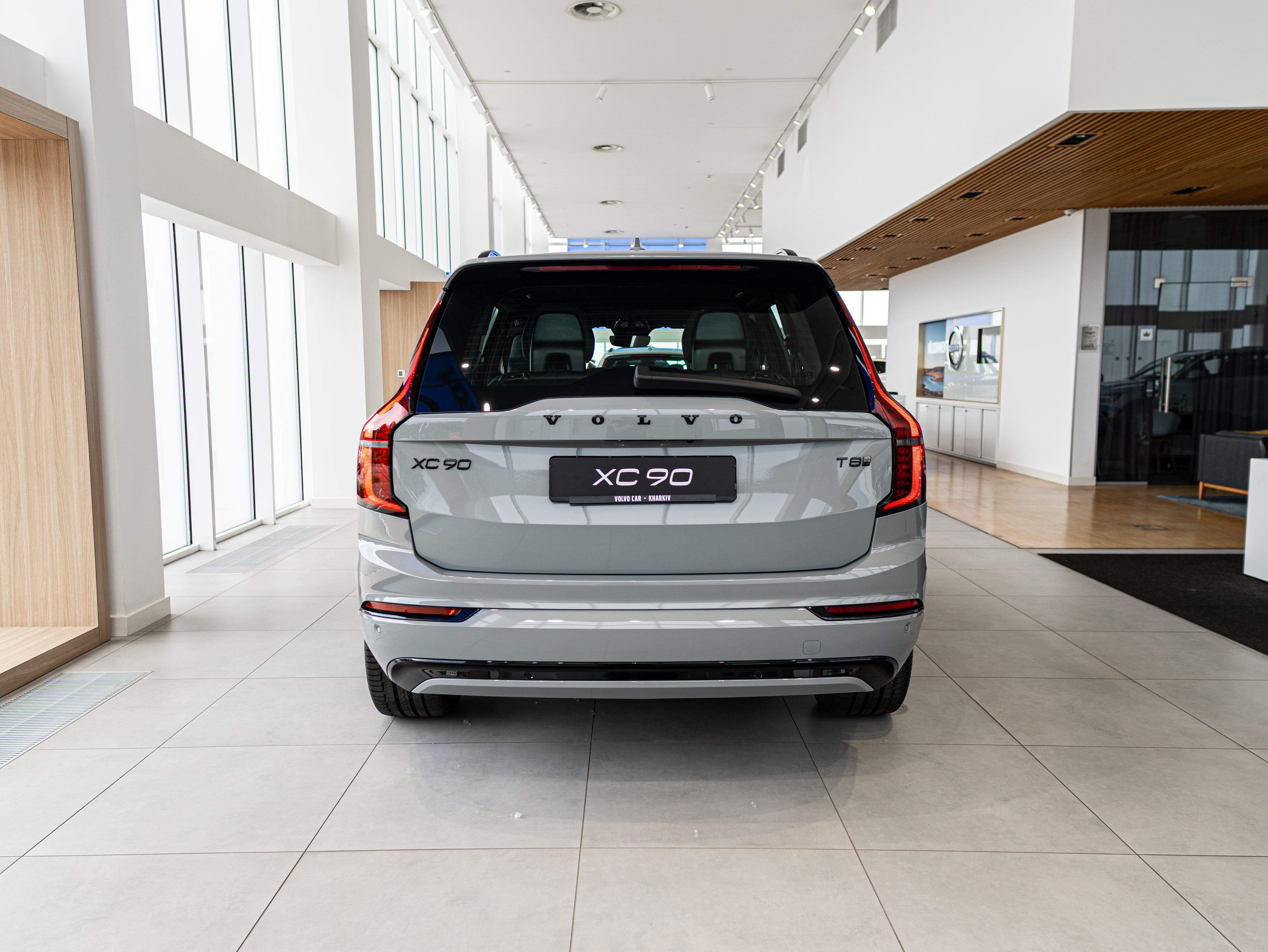 Volvo XC90 T8 Plus Black Edition MY26.5 Vapour Grey - Charcoal/Leac/Charc